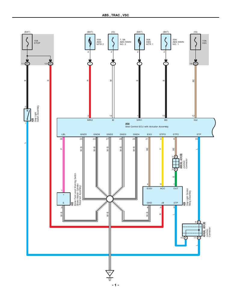 2010 Toyota Prius Wiring Diagrams PDF Components Vehicle Technology