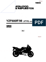 Catalogo de Repuestos YZF600R PDF