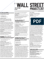 Occupy Wall Street - Project List (Issue 2) FINAL