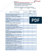 Aspectos A Evaluar Del Docente de Educacion Inicial