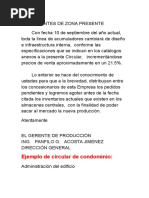 10 Ejemplos de Circular | PDF