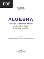 Algebra: Tankönyv Az Általános Oktatási Rendszerű Tanintézetek 9