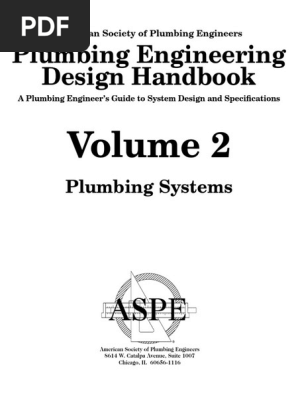 Plumbing Engineering Design Handbook Vol 2 2004 Water Heating Hvac