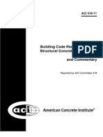 ACI 318-11 Building Code Requirements For Structural Concrete and Commentary