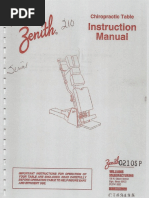 Download Chiropractic Table Instruction Manual 2 by jmoncus SN338502395 doc pdf
