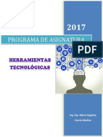 Herramientas Tecnologicas - Programa de Asignatura_2017-I