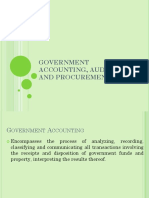 Government Accounting Auditing & Procurement