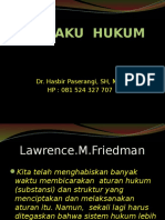 C. Perilaku Hukum, Lawrence. Friedman 3