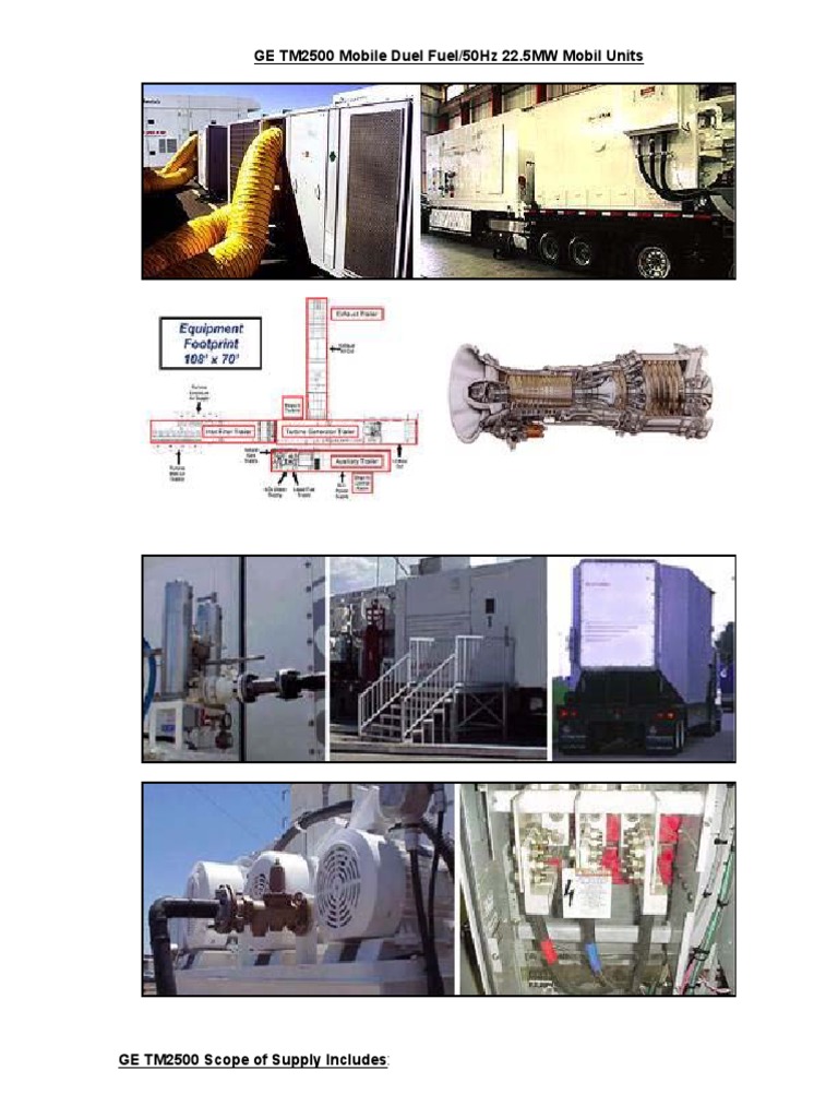 TM2500 Brochure | PDF | Gas Turbine | Electric Generator