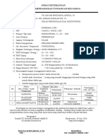 Surat Keterangan Mendapat Tunjangan