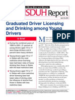 Graduated Driver Licensing and Drinking Among Young Drivers: in Brief