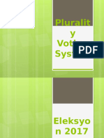 Plurality Voting System