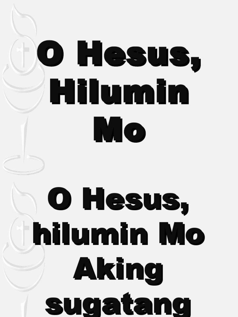 O Hesus Hilumin Mo Pdf