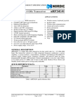 nRF24L01 Prelim Prod Spec 1 2 PDF