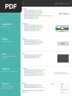 Common Android Views Cheat Sheet