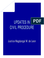 21. Updates in Civil Procedure 3 Hrs August 2011 Powerpoint-justice de Leon 
