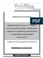 Aprueban Reglamento de La Ley N 30299 PDF