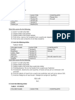 SQL LAB SET I