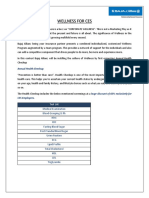 Wellness For Ces: Annual Health Checkup
