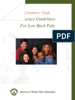 Consumer Guidelines for Low Back PainFinal 2-6-08