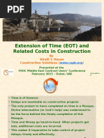 FIDIC Lecture - EOT & Related Costs in Construction