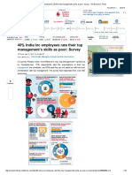 40% India Inc Employees Rate Their Top Management's Skills As Poor - Survey - The Economic Times