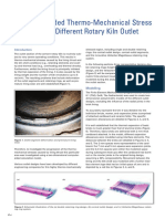Thermo and Mechanical Stress Modelling Kiln Outlet Design
