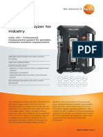 Testo 350 Flue Gas Analyzer PDF