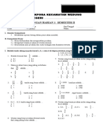 Uh1 Matematika Kelas Vi