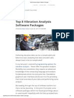 Top 8 Vibration Analysis Software Packages