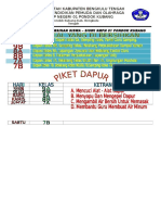 Jadwal Piket Kebersihan