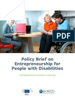 Policy Brief Entrepreneurship People Disabilities
