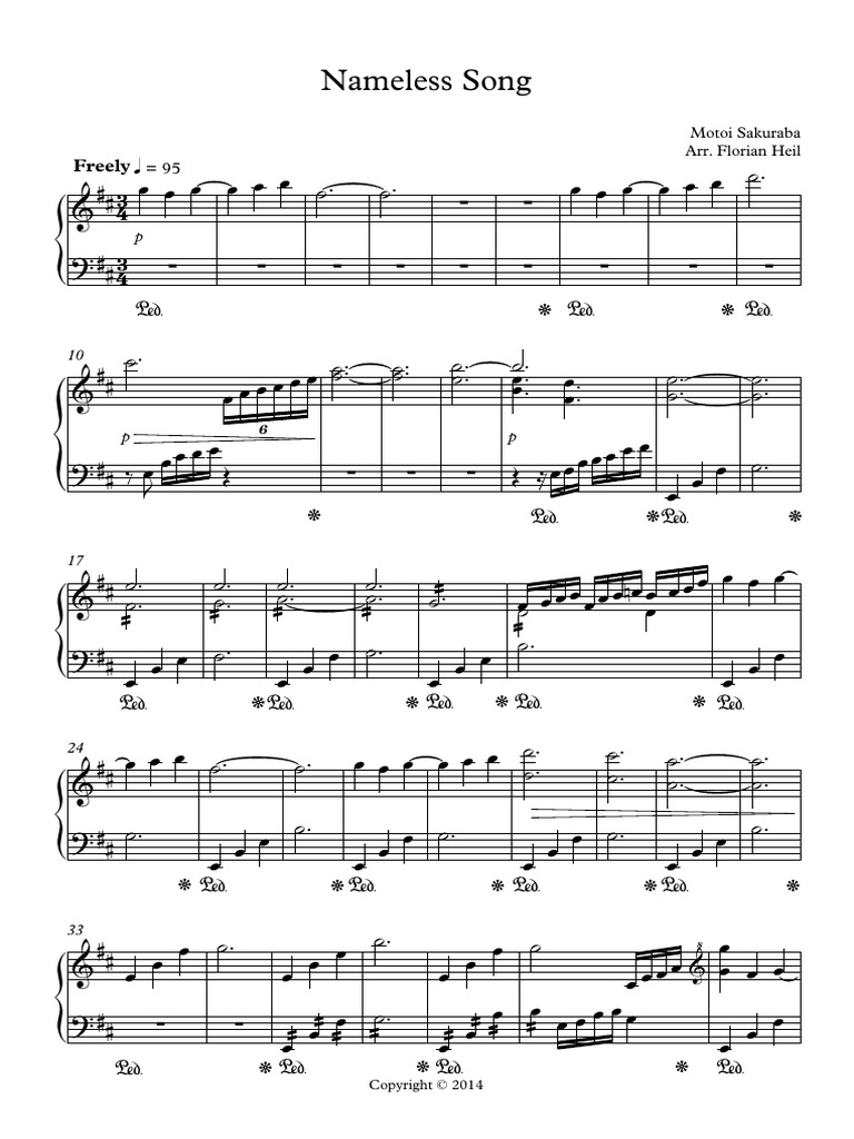 Dark Souls - Nameless Song PDF | PDF