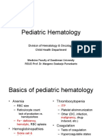 Pediatric Hematology: Division of Hematology & Oncology Child Health Department