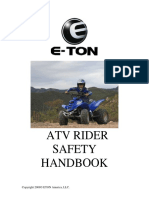 Atv Rider Safety Handbook