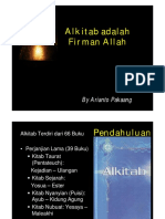 Alkitab Adalah Firman Allah