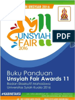 Buku Panduan Unsyiah Fair Awards 2016 Fix