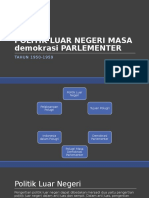 Politik Luar Negeri Masa Parlementer