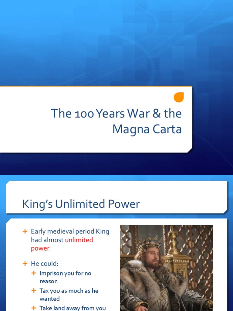 Magna Carta 100 Years War Church PPT Compressed | PDF | Inquisition ...