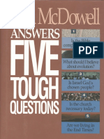 Josh McDowell Answers Five Tough Questions