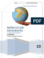 Geografía Módulo I Bimestre - 2º Año Secundaria