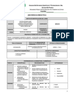 Programa de Estudios Algebra