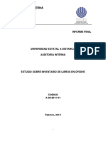 Auditoria Interna Practica a-08-2011-01 Inventario de Libros en Ofidive