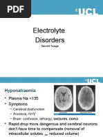 Eelectrolyte Disorders