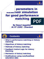 Basic Parameters in Reservoir Simulation For Good Performance Matching