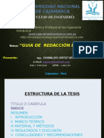 “Guia de Redacción de Tesis ”