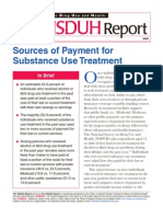 Nsduh: Sources of Payment For Substance Use Treatment