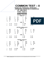 Answer Nwtr618b01-b02, c01, d01, Nwtw618c01-c03, d01, E01 & Panini618-Xi3 Common Test-2 Conducted On 12-12-16