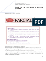 2º Parcial de H. y Pol Educacional (Consignas)