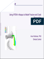 Using XFEM in Abaqus To Model Fracture and Crack Propagation